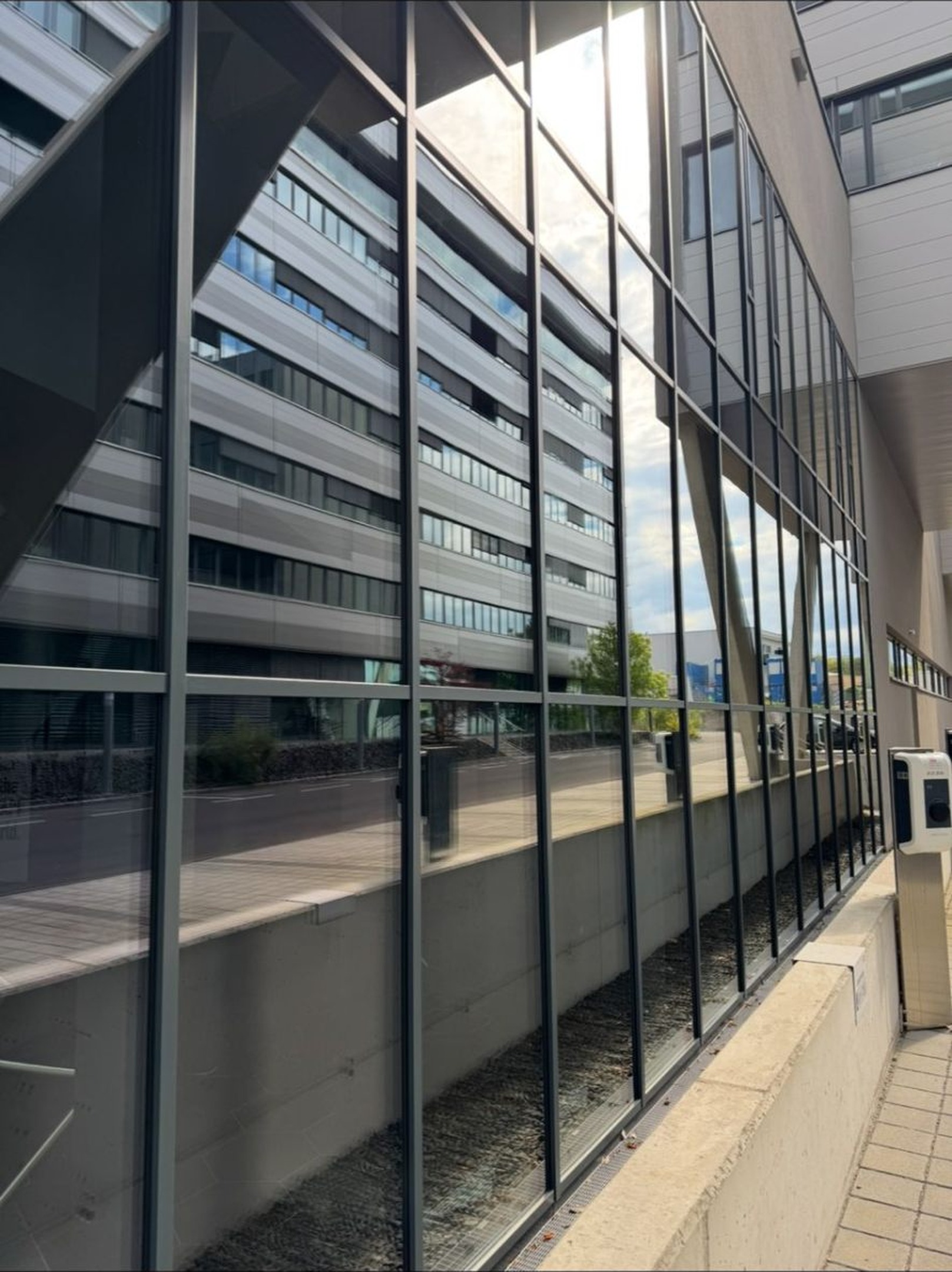Glasfassade Bürokomplex